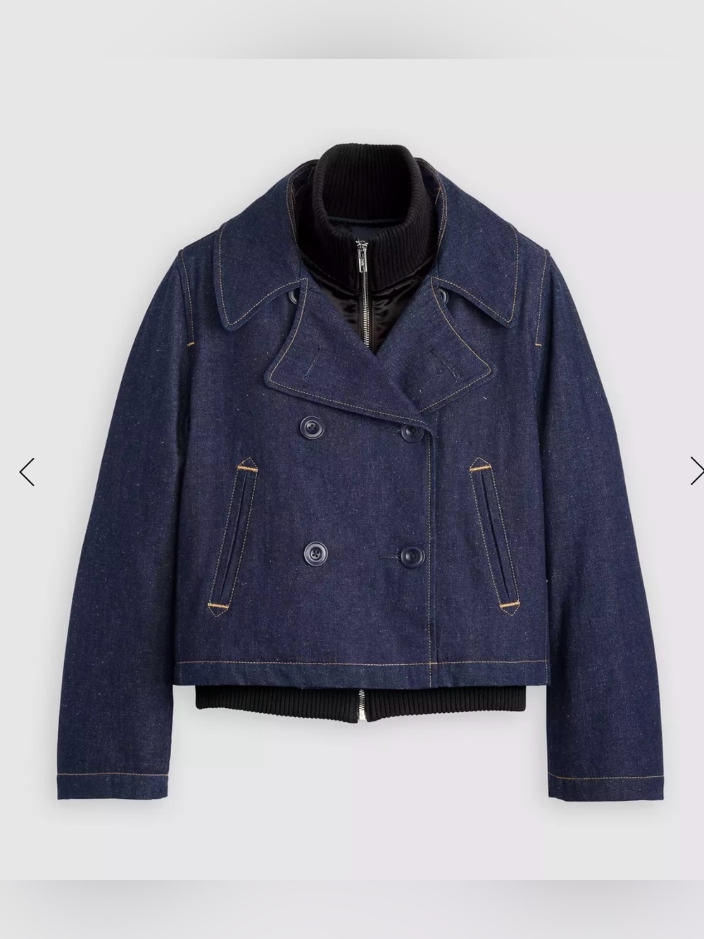 NWT Levi Mariner Peacoat Size M